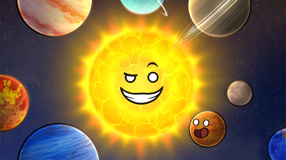 太阳系的天体球_行星能“拼轨道“吗？_17_少儿_动画片大全_腾讯视频