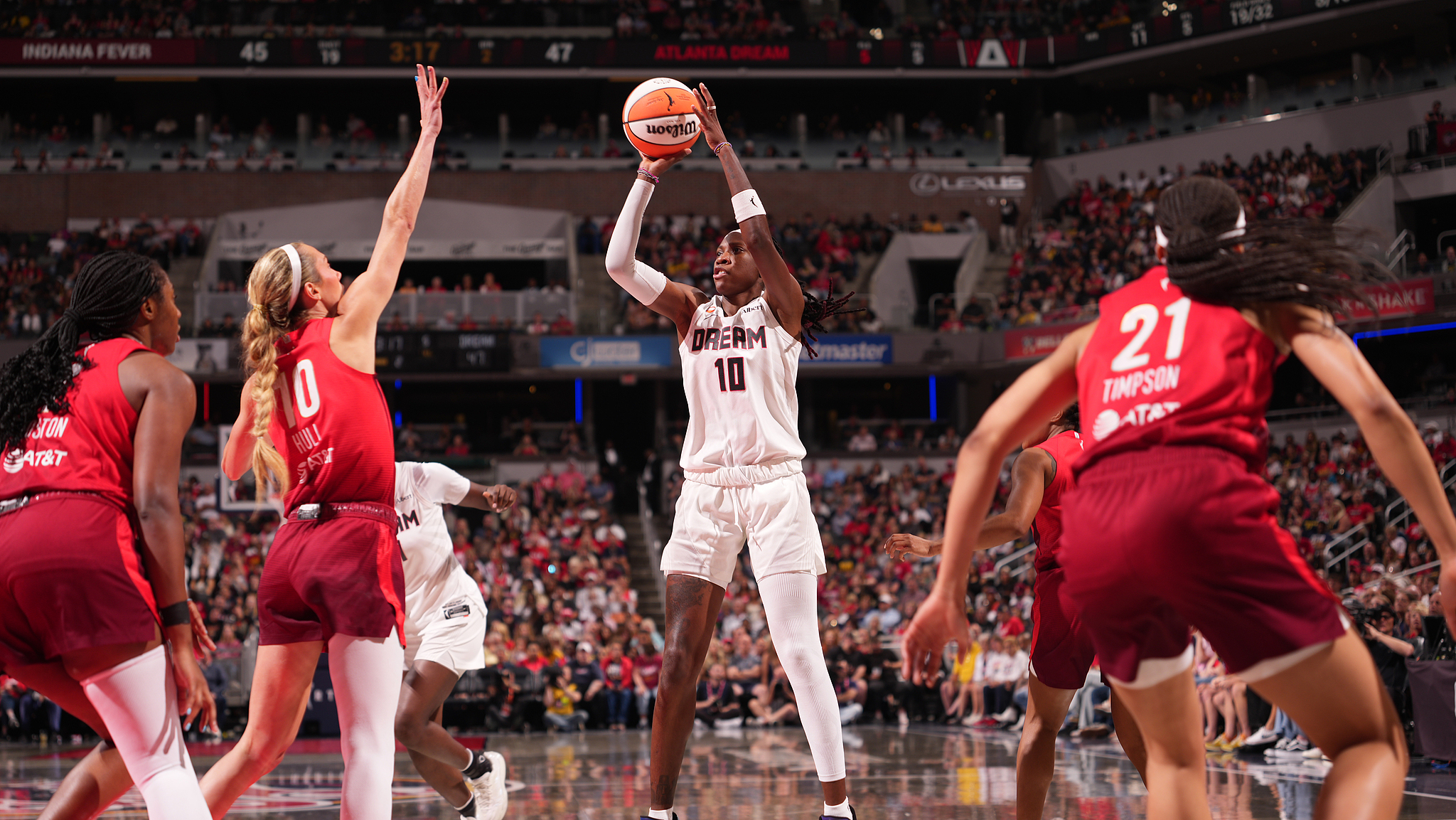 WNBA_WNBA常规赛：亚特兰大梦想108-101印第安纳狂热_WNBA常规赛：亚特兰大梦想108-101印第安纳狂热_【集锦】亚特兰大梦想 ...