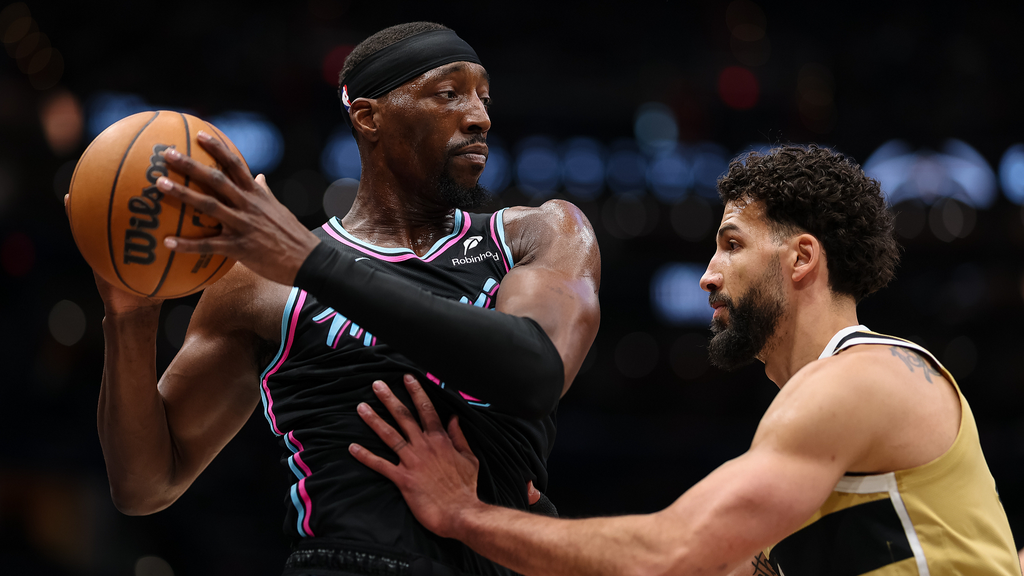 NBA全场集锦_NBA常规赛：热火140-117奇才_NBA常规赛：热火140-117奇才_积极绝对有用！库利巴利自投自抢补篮收下2分_高清 ...