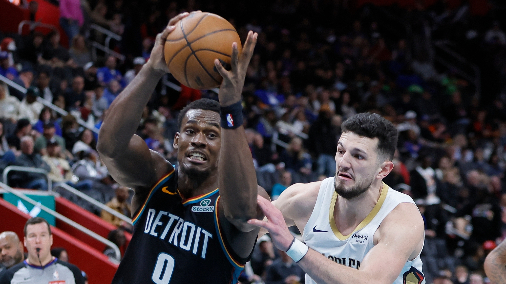 NBA全场集锦_NBA常规赛：鹈鹕108-129活塞_NBA常规赛：鹈鹕108-129活塞_极限操作！锡安全场奔袭接费尔斯传球反击压哨上篮 ...