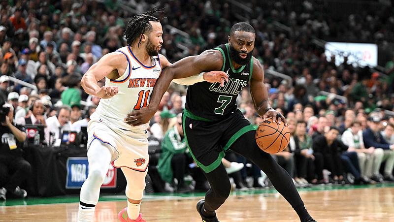 NBA季后赛东部半决赛：尼克斯102-127凯尔特人G5-封面1