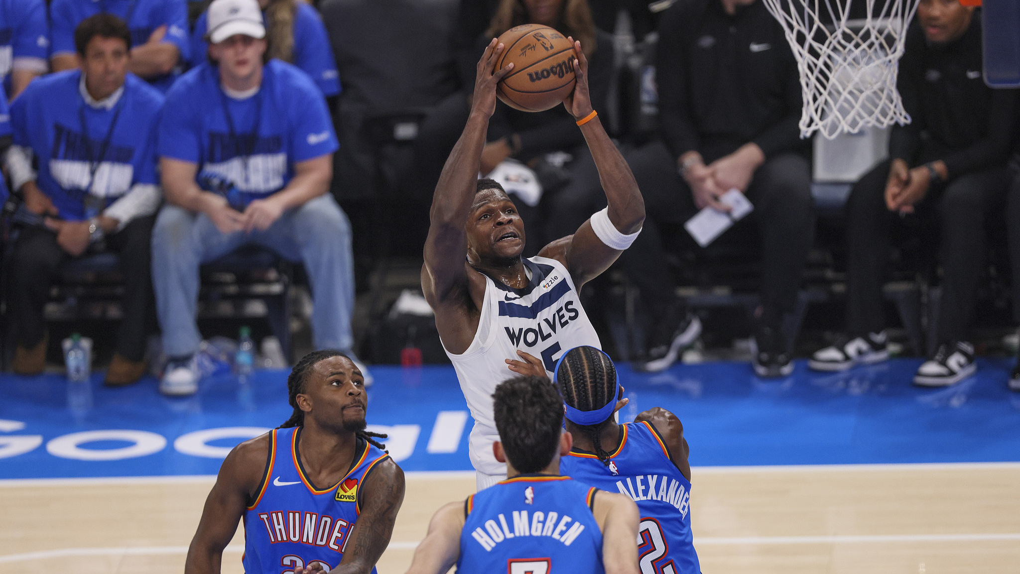 NBA季后赛西部决赛G2：森林狼103-118雷霆-封面1