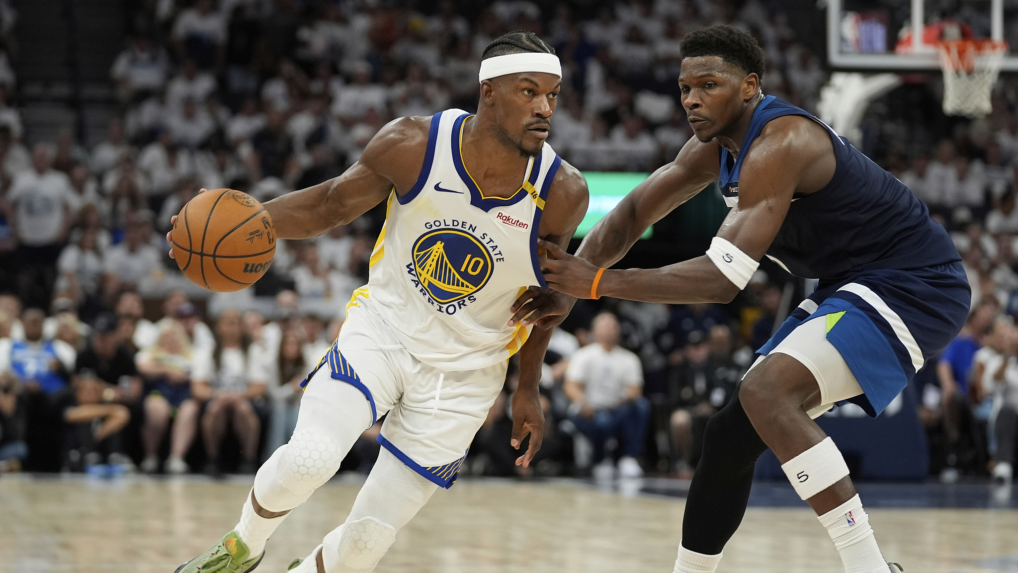 NBA季后赛西部半决赛：勇士110-121森林狼G5-封面1