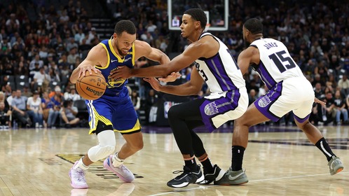 《NBA全场集锦》【回放】勇士vs国王第1节英文原声回放