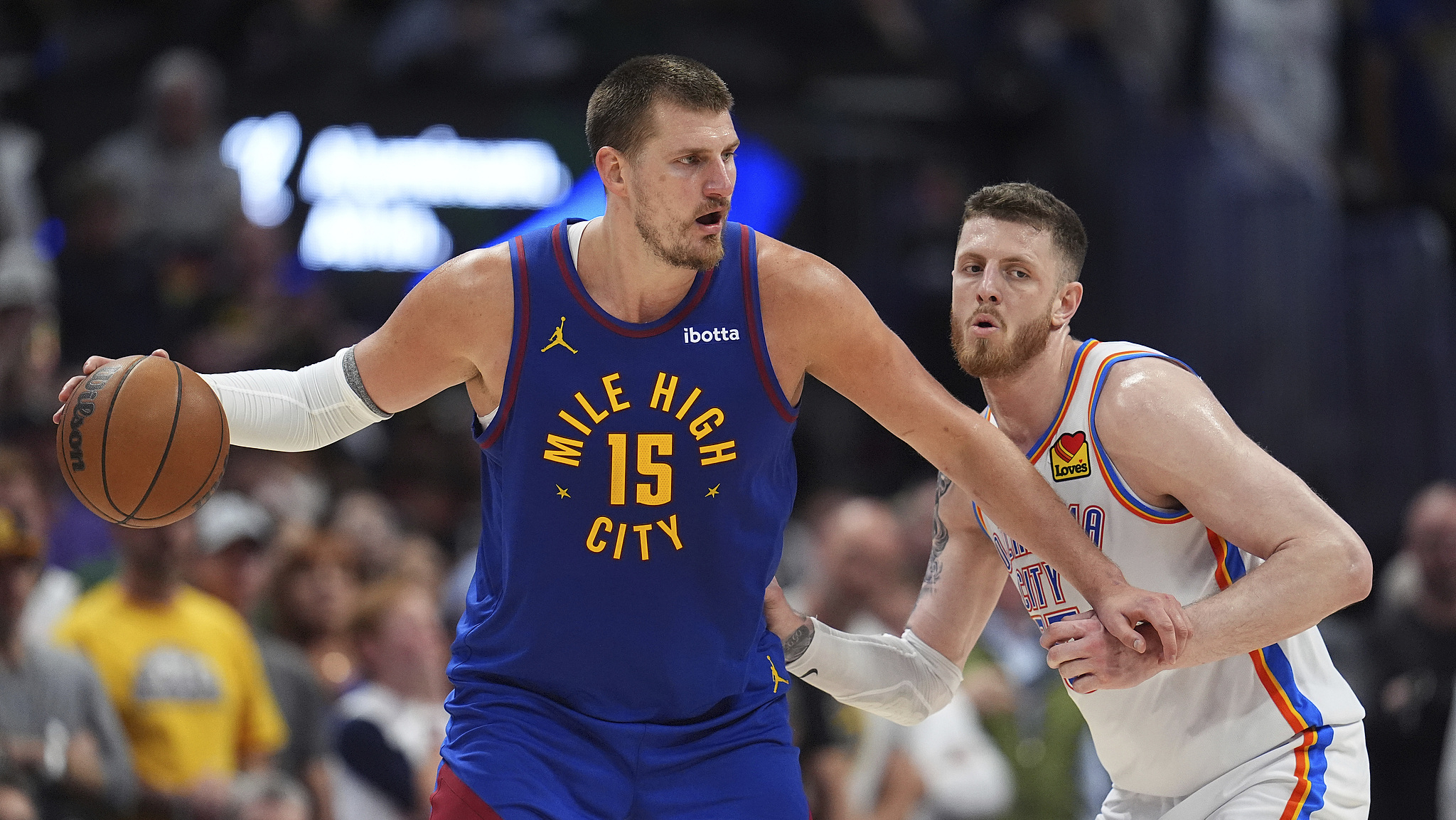NBA季后赛西部半决赛：雷霆104-113掘金G3-封面1