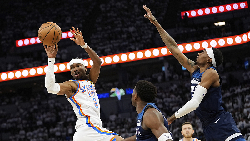 NBA季后赛西部决赛G3：雷霆101-143森林狼-封面1