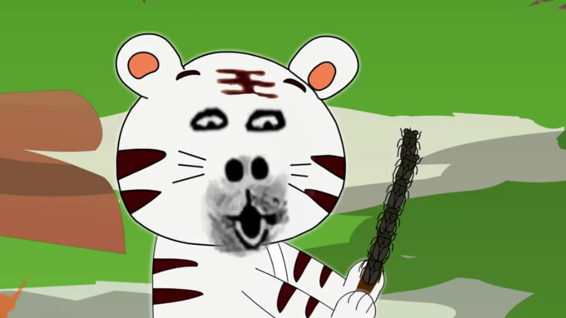丧彪小奶虎_08,猩猩吞下一个果实，就变成一头巨猿_动漫_高清完整版视频在线观看_腾讯视频