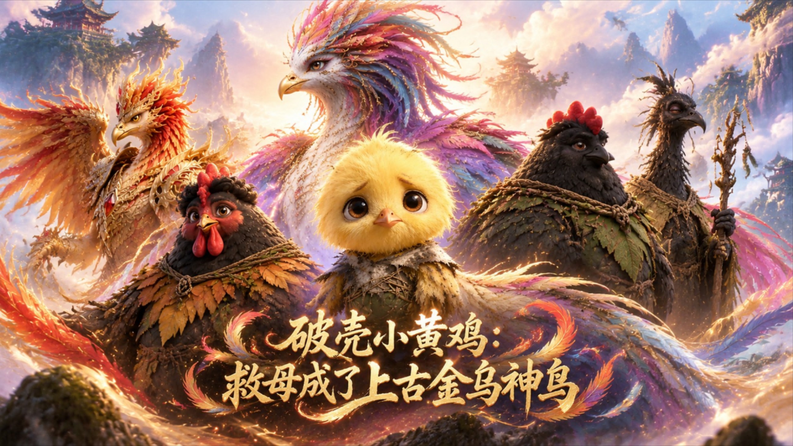 破壳小黄鸡：救母成了上古金乌神鸟第74集_动漫_高清完整版视频在线观看_腾讯视频