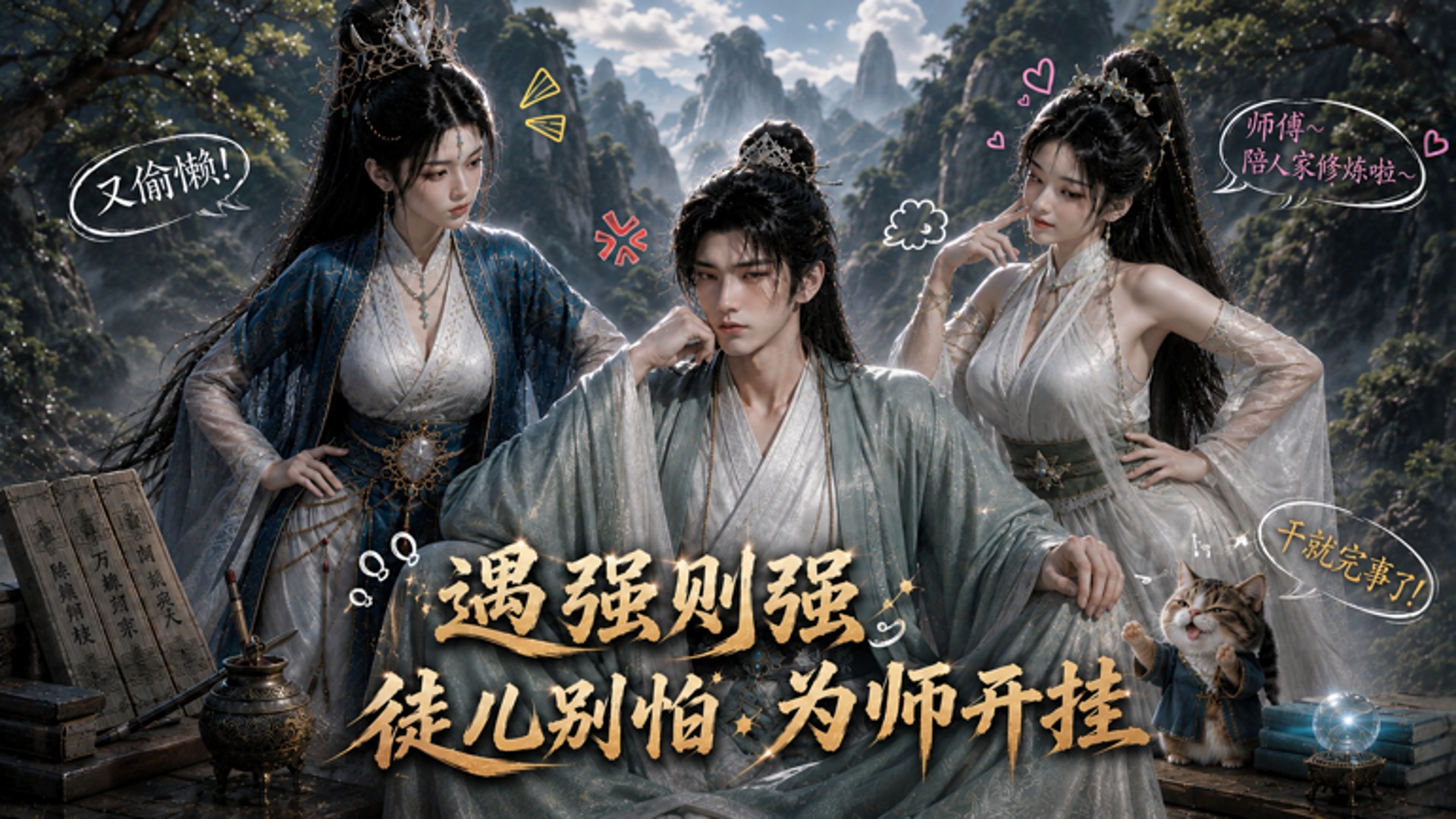遇强则强：徒儿别怕，为师开挂_动漫_高清完整版视频在线观看_腾讯视频