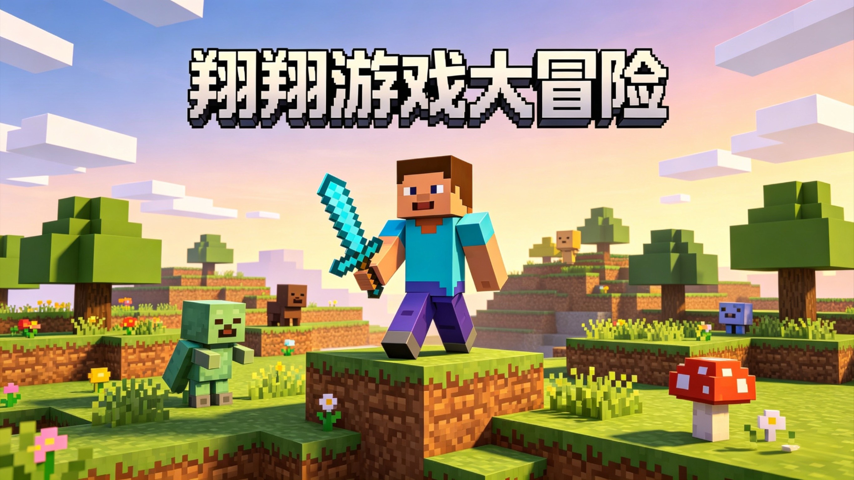翔翔游戏大冒险_翔翔游戏大冒险_我的世界：杰杰被辫子莉莉抓住了！_高清1080P在线观看平台_腾讯视频