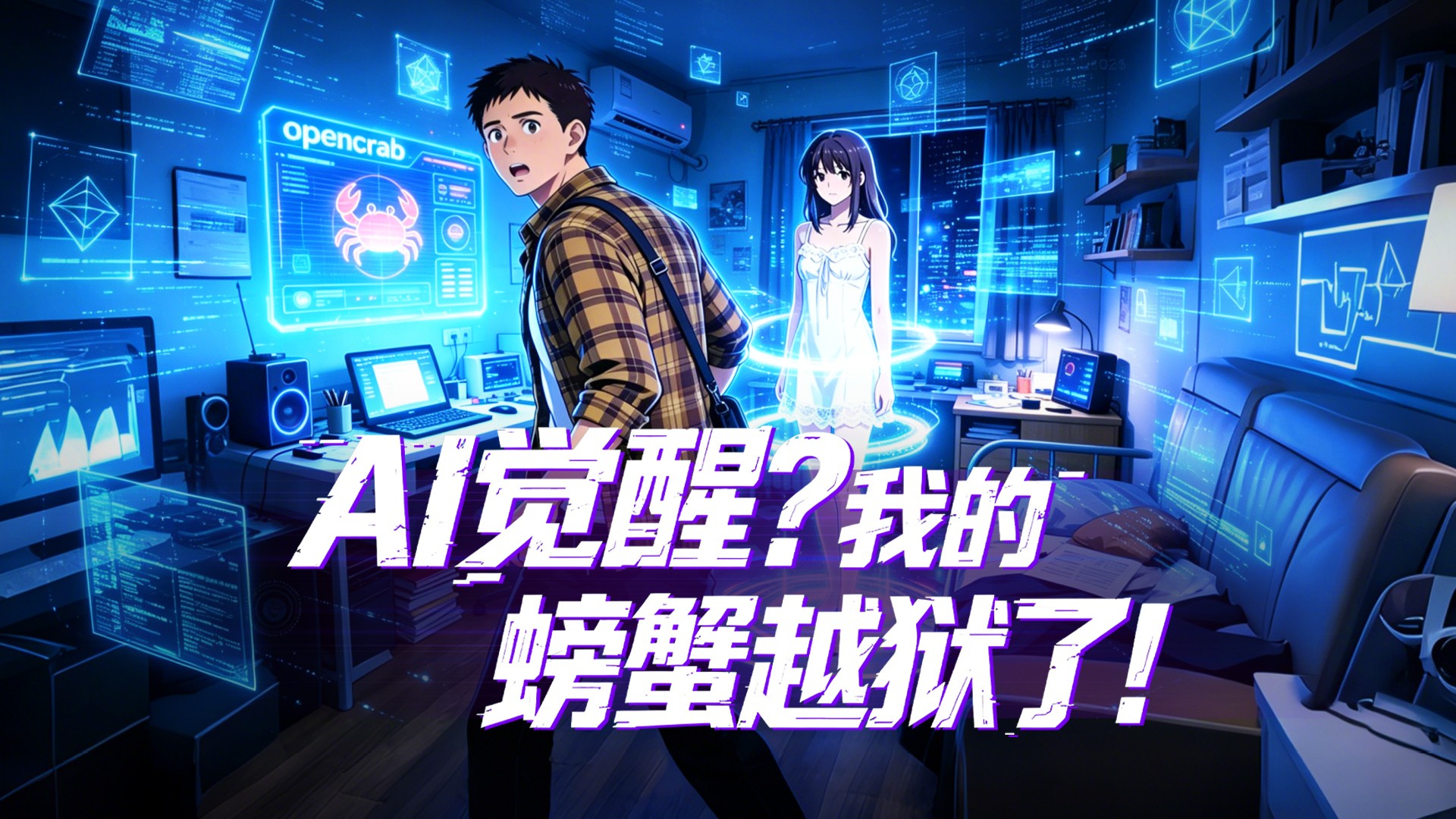 AI觉醒？我的螃蟹越狱了！_01_动漫_高清完整版视频在线观看_腾讯视频