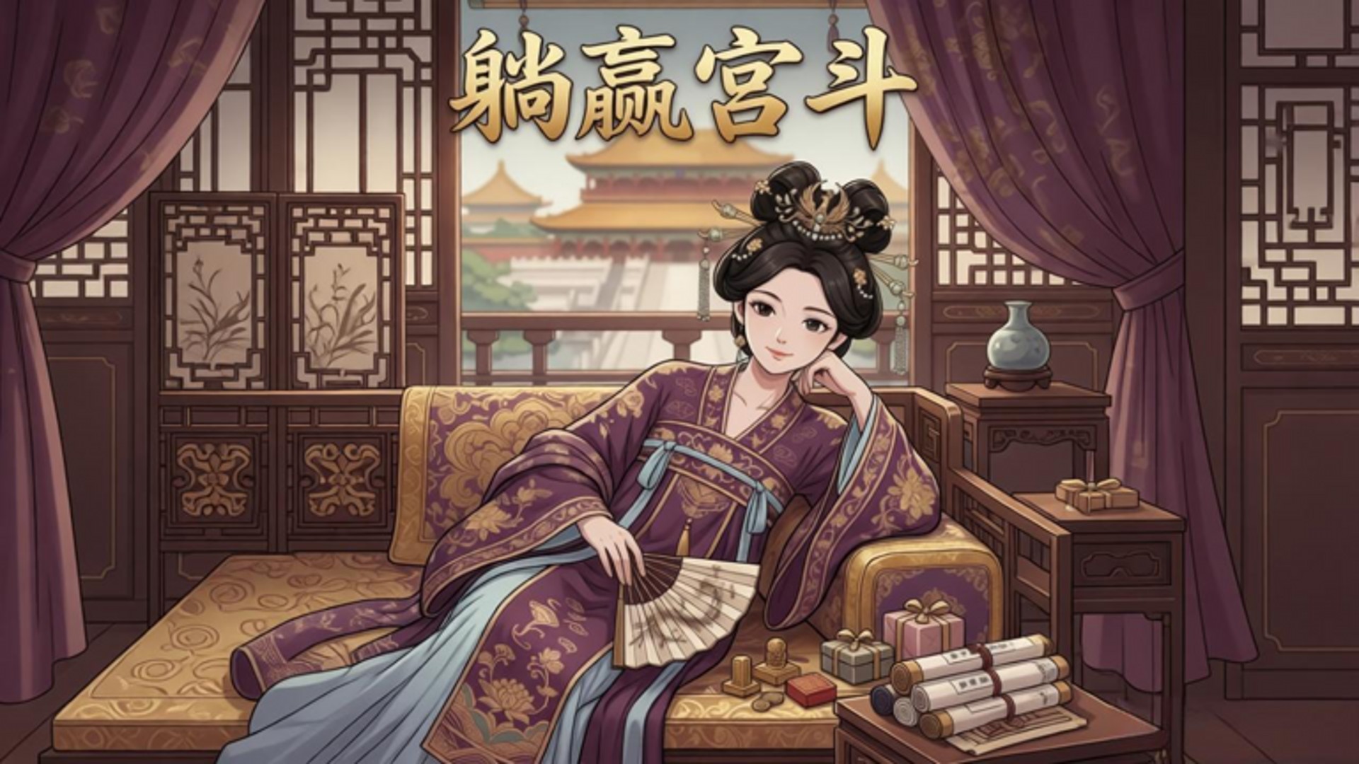 躺赢宫斗_第1集_动漫_高清完整版视频在线观看_腾讯视频