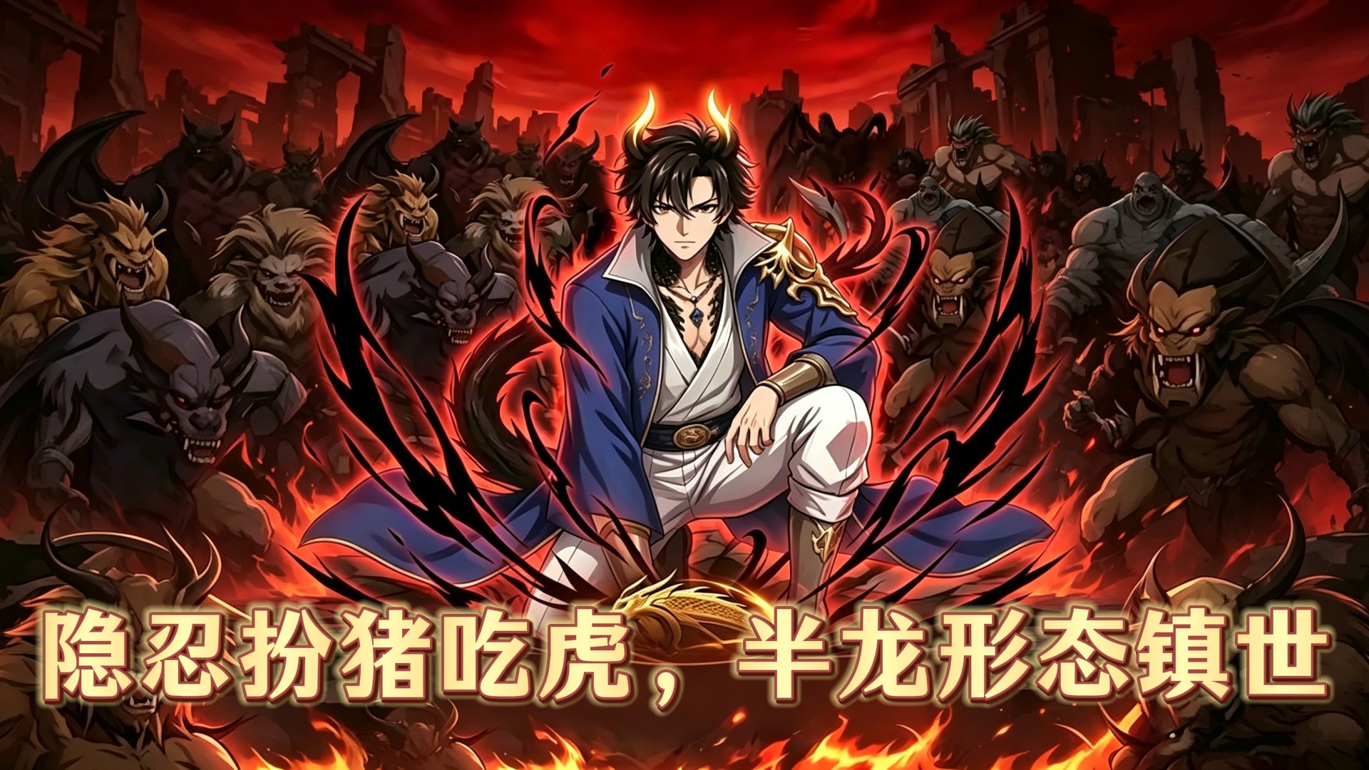 隐忍扮猪吃虎，半龙形态镇世(17)_动漫_高清完整版视频在线观看_腾讯视频