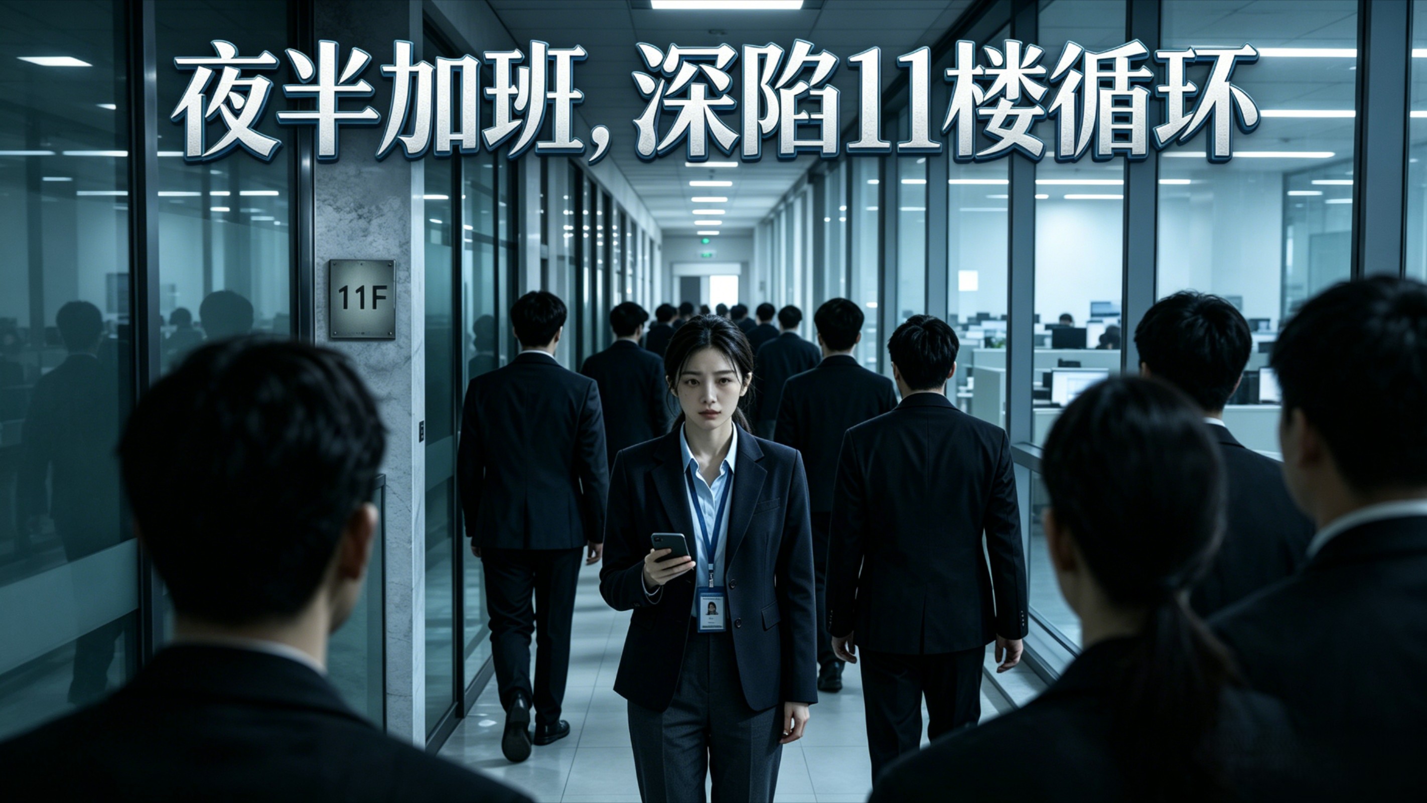 夜半加班，深陷11楼循环第1集_电视剧_高清完整版视频在线观看_腾讯视频