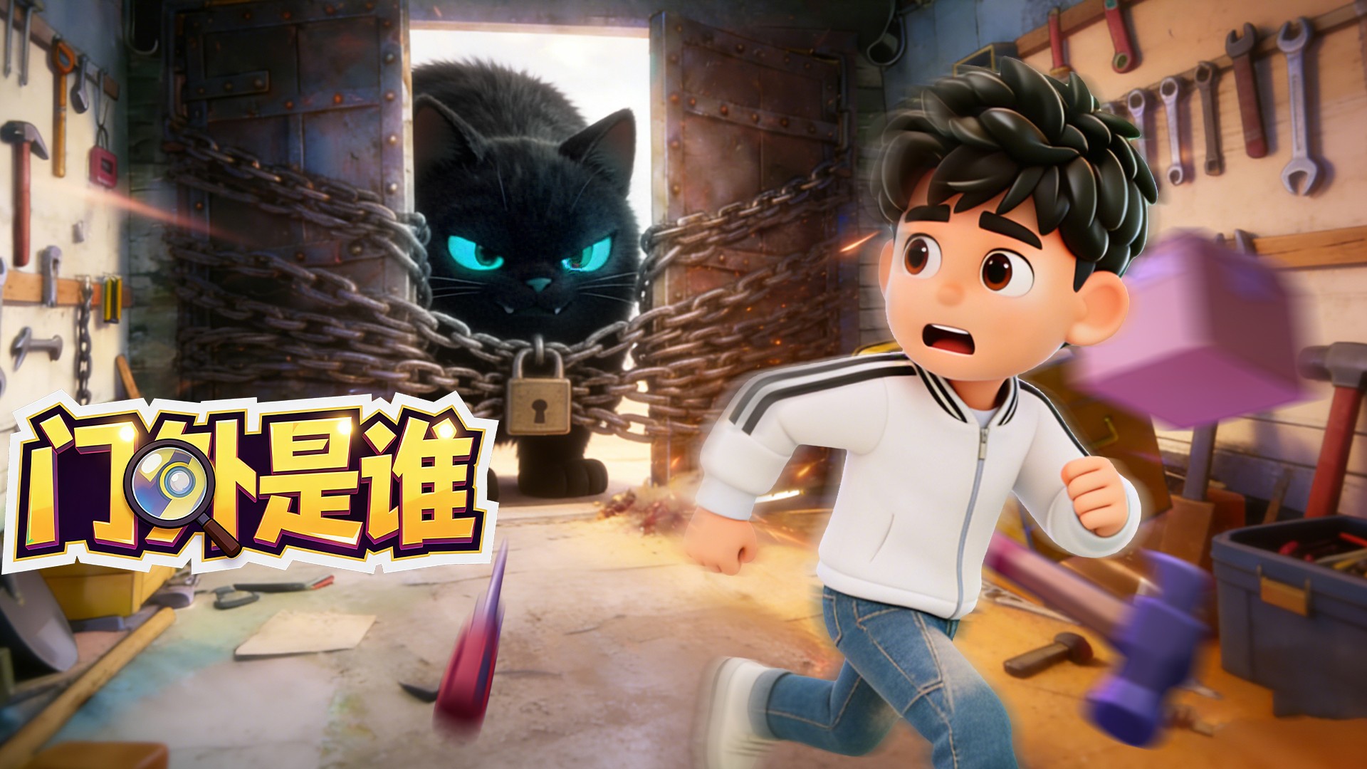 《门外是谁》第22集逃离粉色房间_少儿_动画片大全_腾讯视频