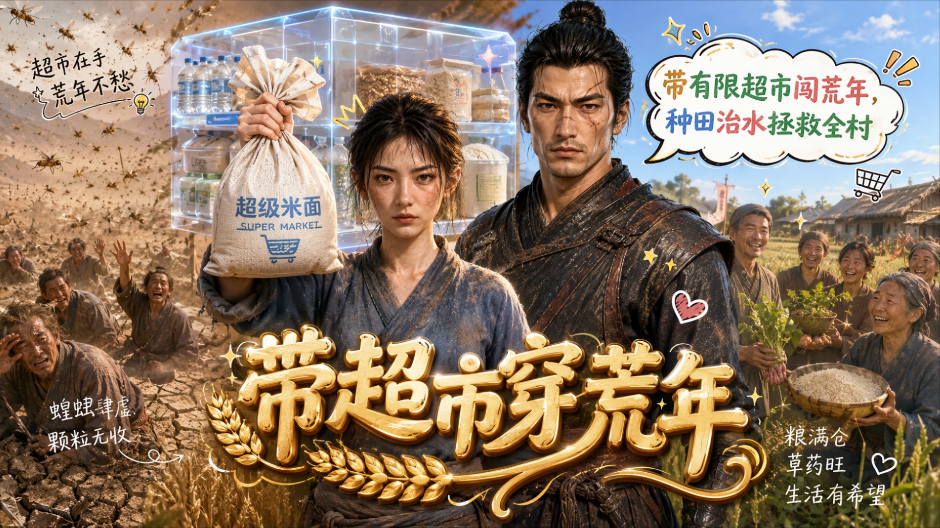 带超市穿荒年-第52集钦差想放火烧毁原始账目，火把却撞上早已布下的天罗地网。_动漫_高清完整版视频在线观看_腾讯视频