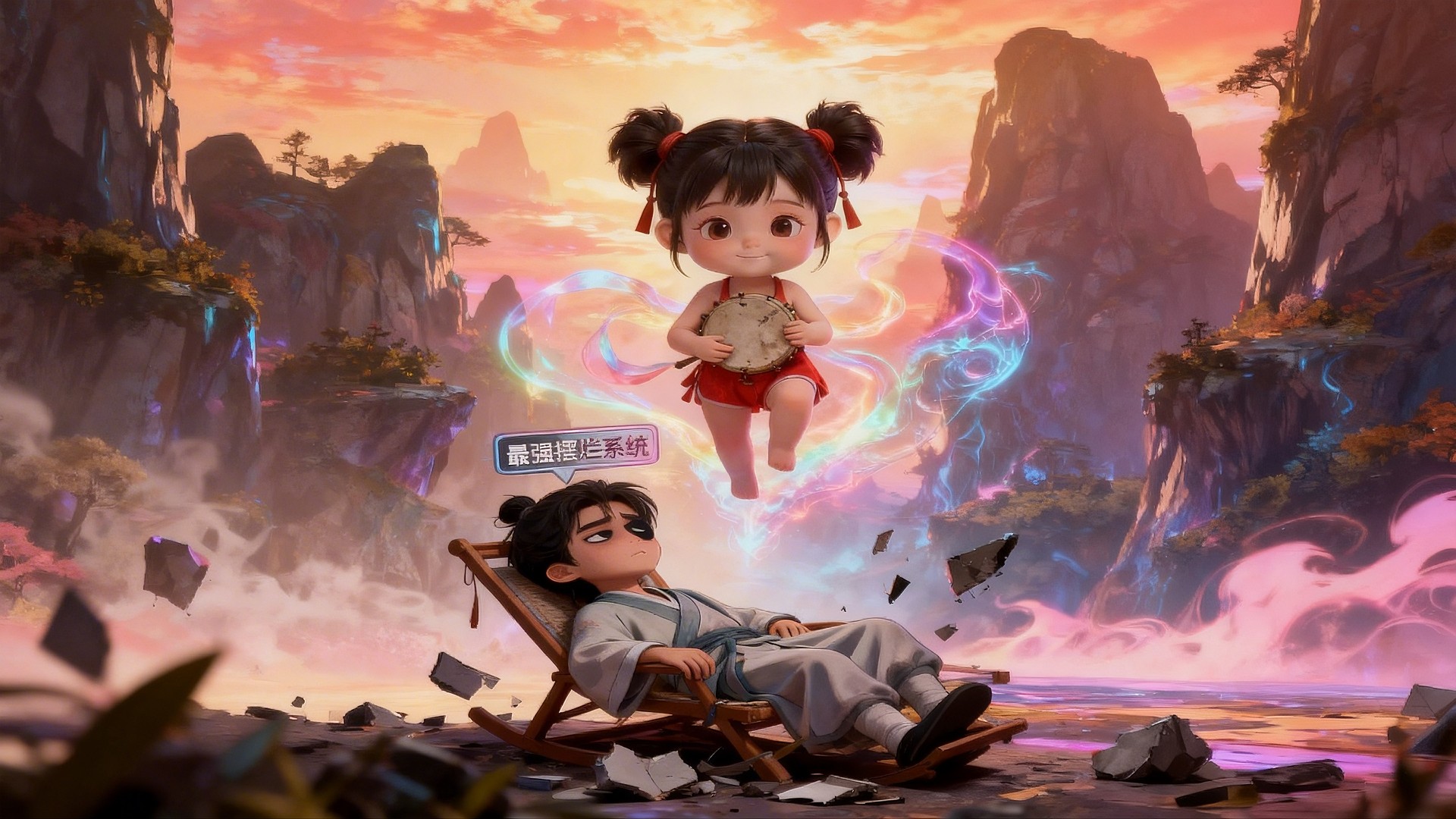 爹爹摆烂我无敌_第4集：魔尊改造计划_动漫_高清完整版视频在线观看_腾讯视频
