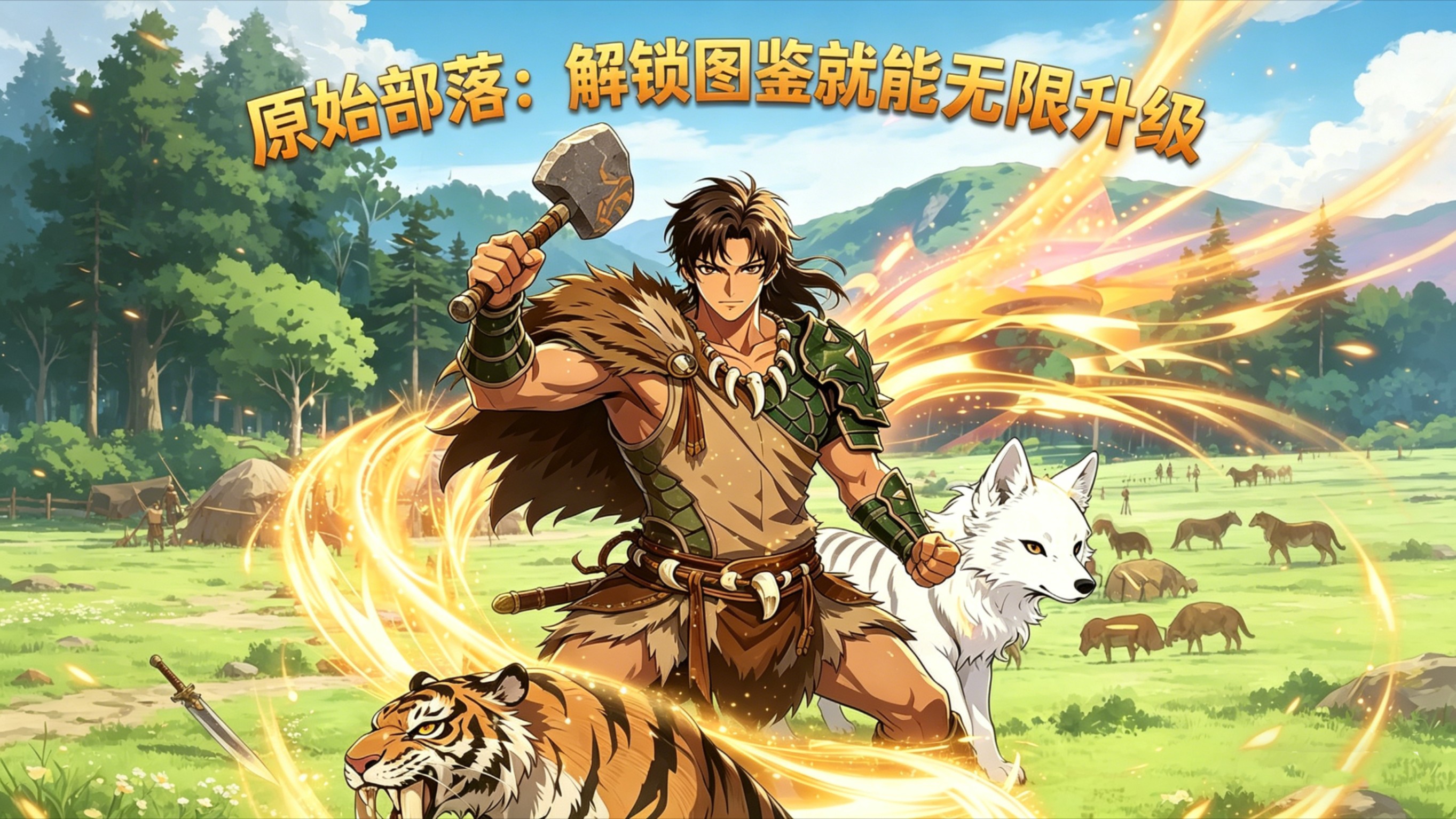 原始部落：解锁图鉴就能无限升级_第22集：播种谷物，期盼秋收丰收_动漫_高清完整版视频在线观看_腾讯视频