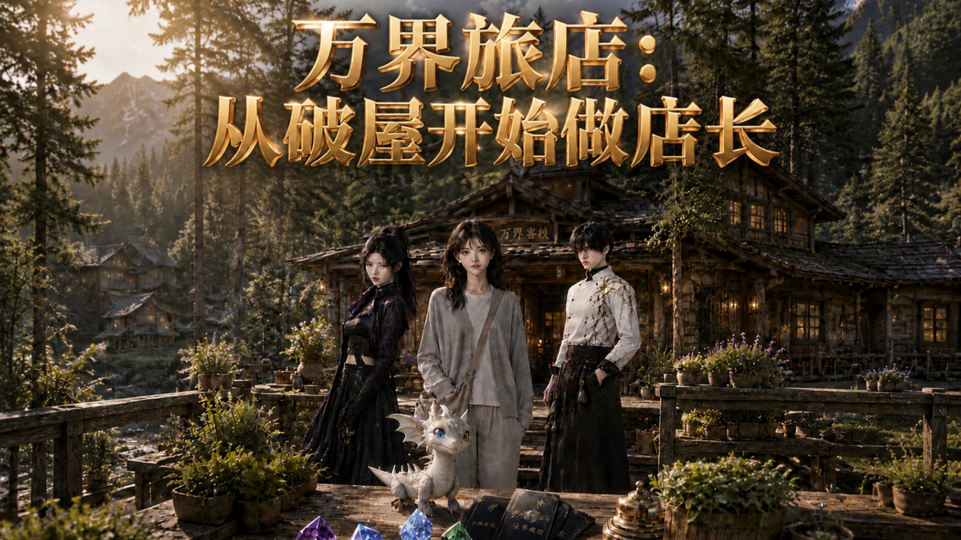 万界旅店从破屋开始做店长（73集）AI短剧