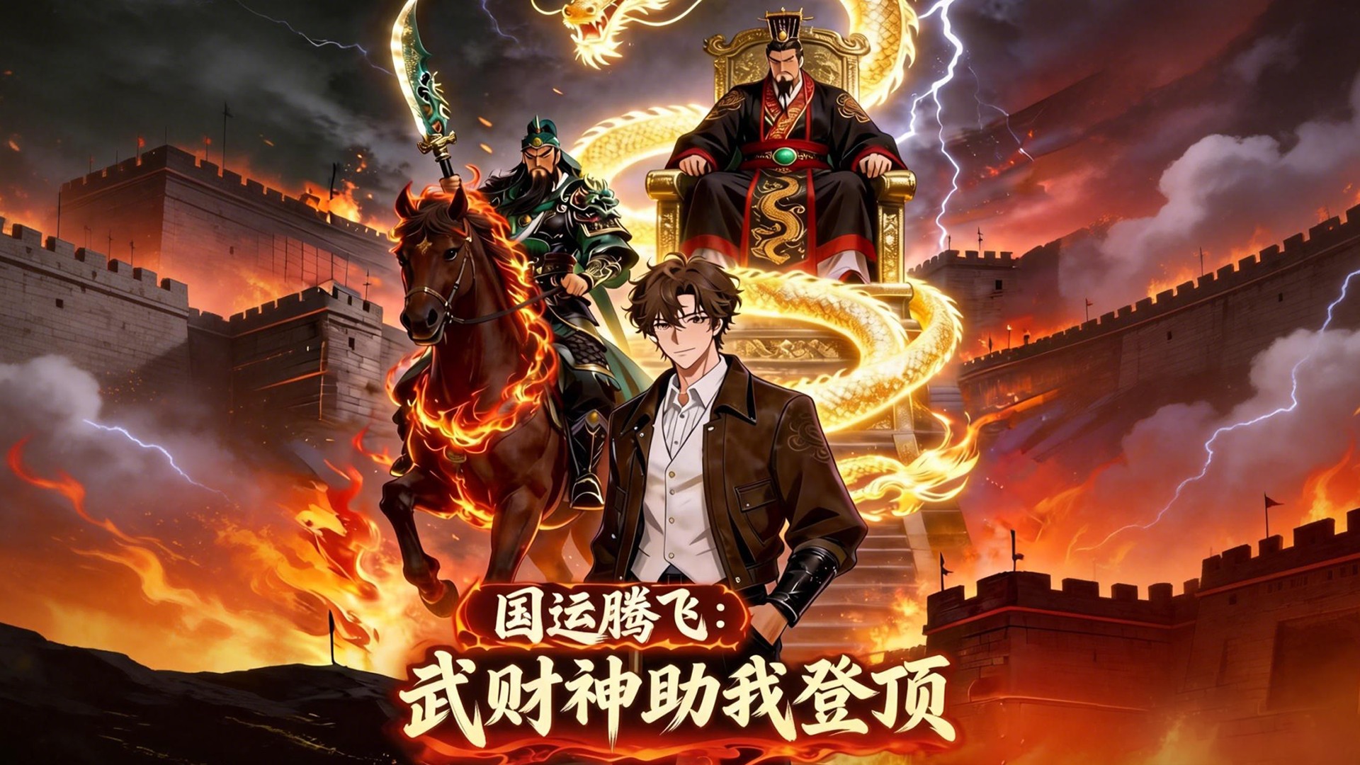 国运腾飞：武财神助我登顶_陈朗背负骂名觉醒英灵系统，关羽、秦皇横扫赛场！破樱花百日之期，揭冤情抗围剿，携华夏逆势登顶国运榜首！妹妹阴谋、多国 ...