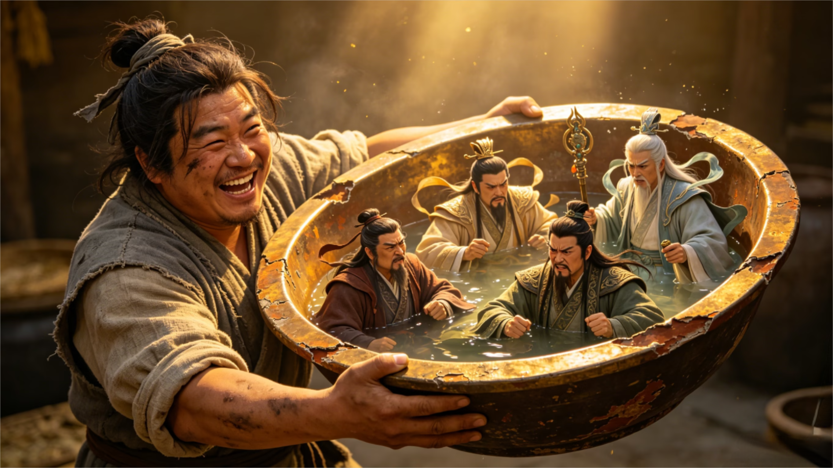 名称：一介杂役：我的破盆专收大佬&一介杂役我的破盆专收大佬（42集）AI短剧