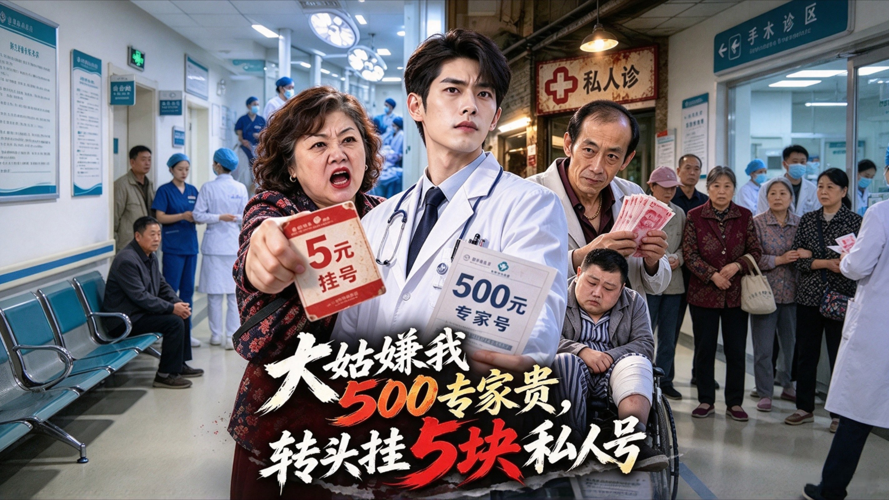 大姑嫌我500专家号贵，转头挂5块私人号第三十三集_电视剧_高清完整版视频在线观看_腾讯视频