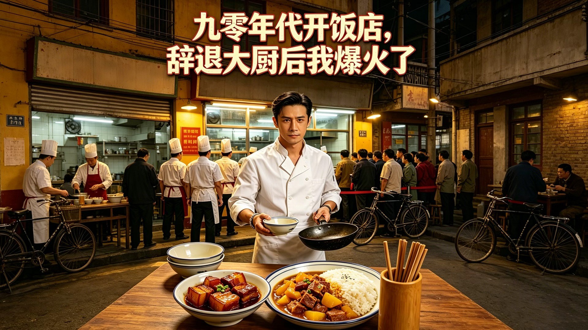 九零年代开饭店，辞退大厨后我爆火了_回头客带友光顾，盖浇饭获一致好评_电视剧_高清完整版视频在线观看_腾讯视频