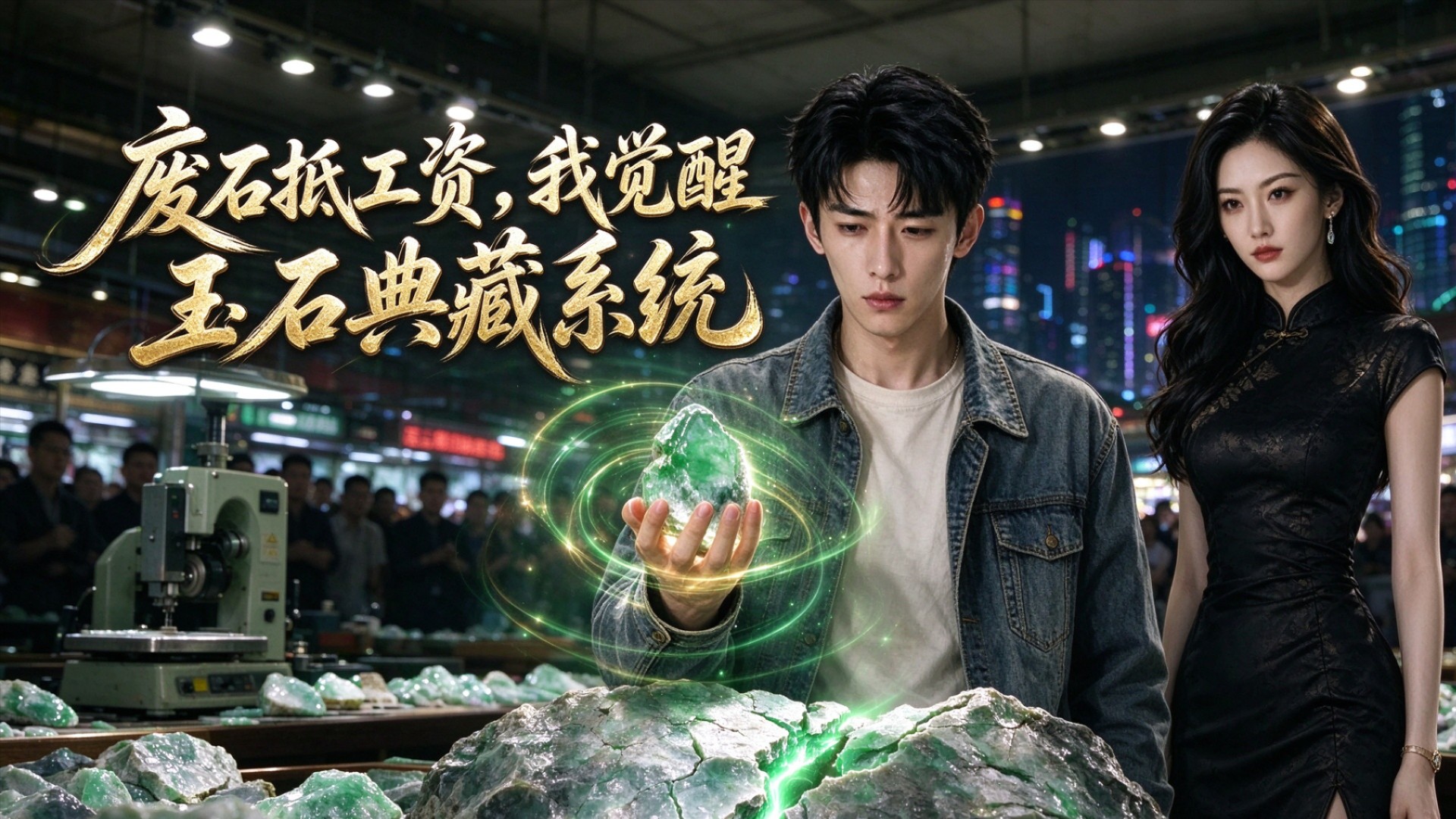 废石抵工资，我觉醒玉石典藏系统 海报