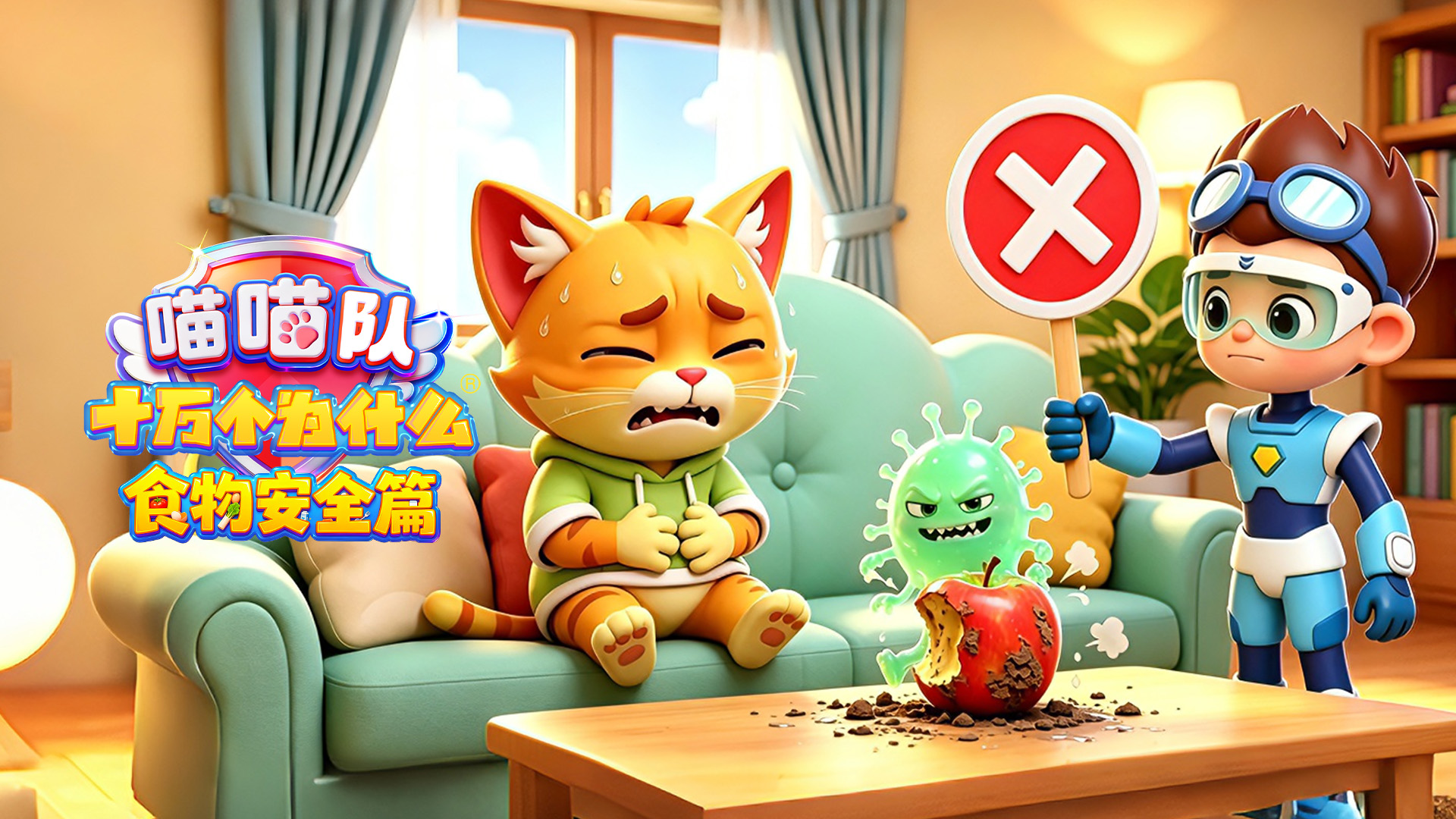 喵喵队十万个为什么：食物安全篇_第04集为什么没洗的生菜不能吃？_少儿_动画片大全_腾讯视频
